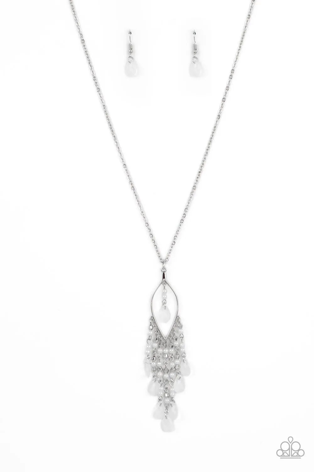 Sweet DREAMCATCHER - White Necklace - Paparazzi Accessories
