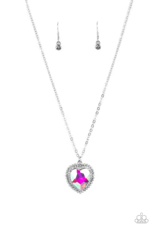 Sweethearts Stroll - Multi Necklace - Paparazzi Accessories