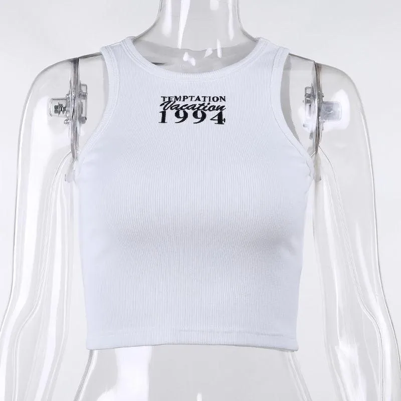 Temptation Vacation 1994 Summer Crop Top