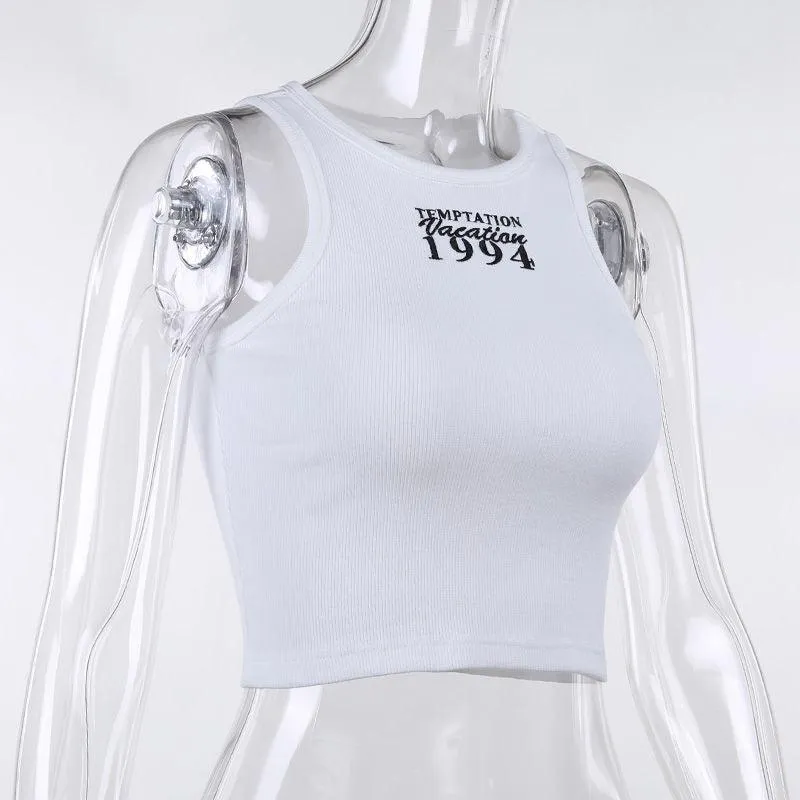 Temptation Vacation 1994 Summer Crop Top