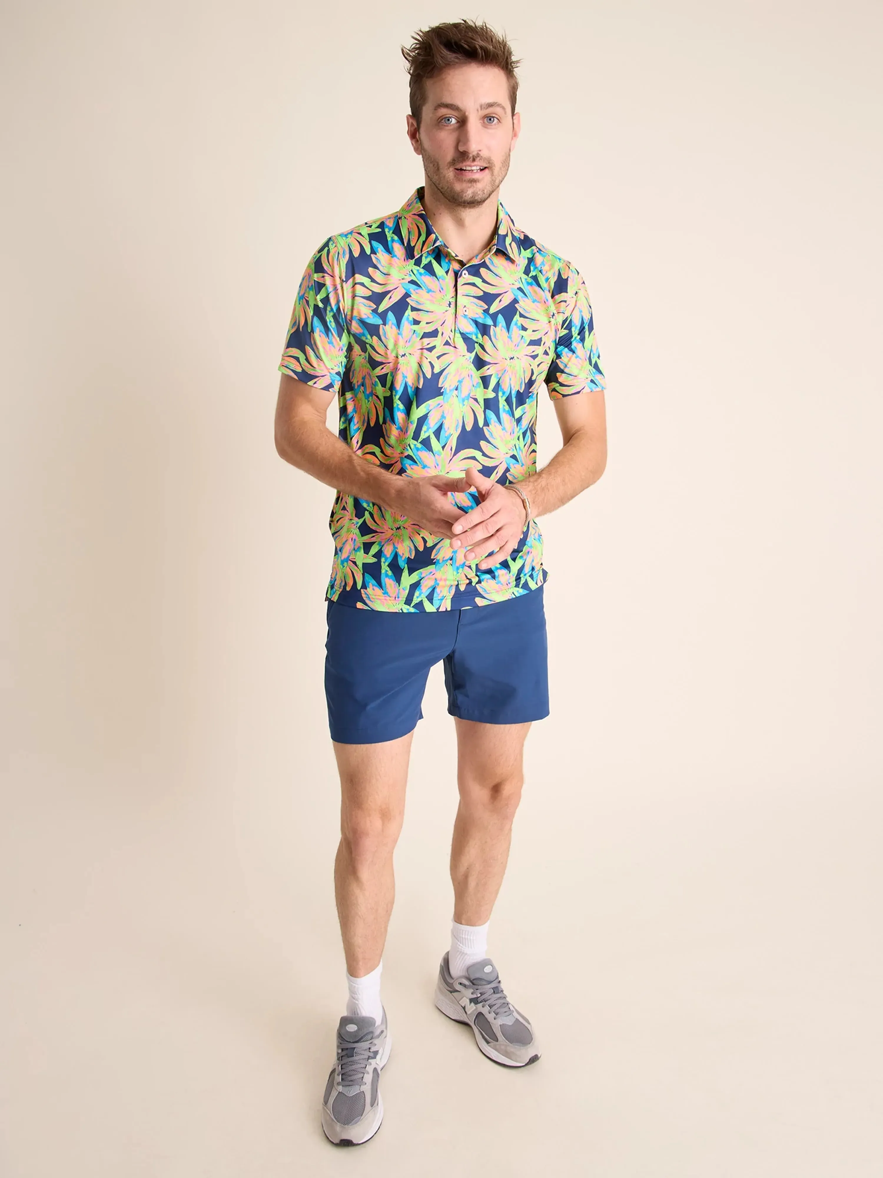 The Ocean Flower (Performance Polo )