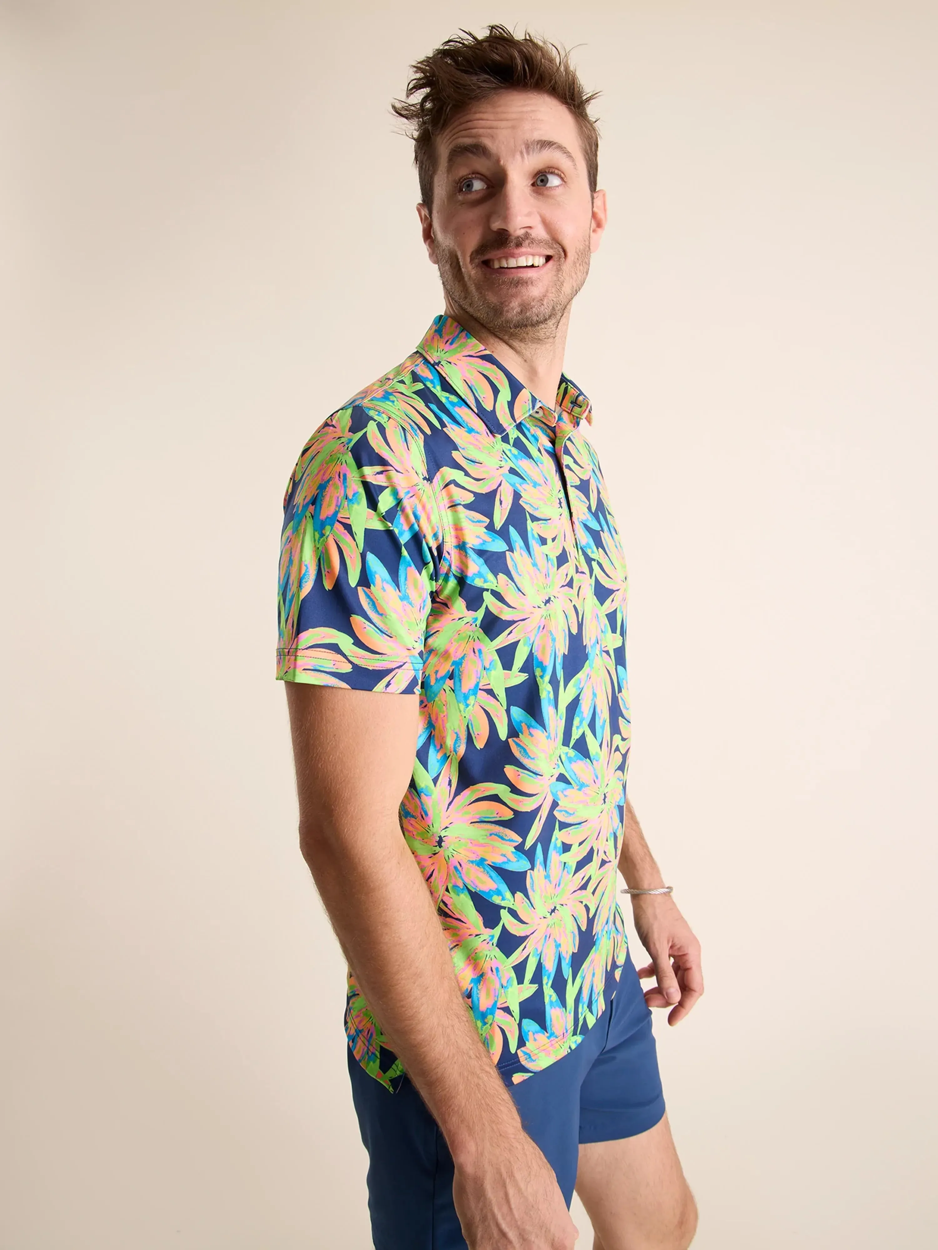 The Ocean Flower (Performance Polo )