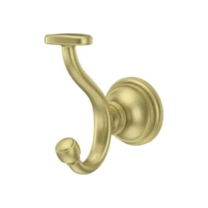 Tisbury 2.47" J-Hook Robe Hook in Brushed Gold