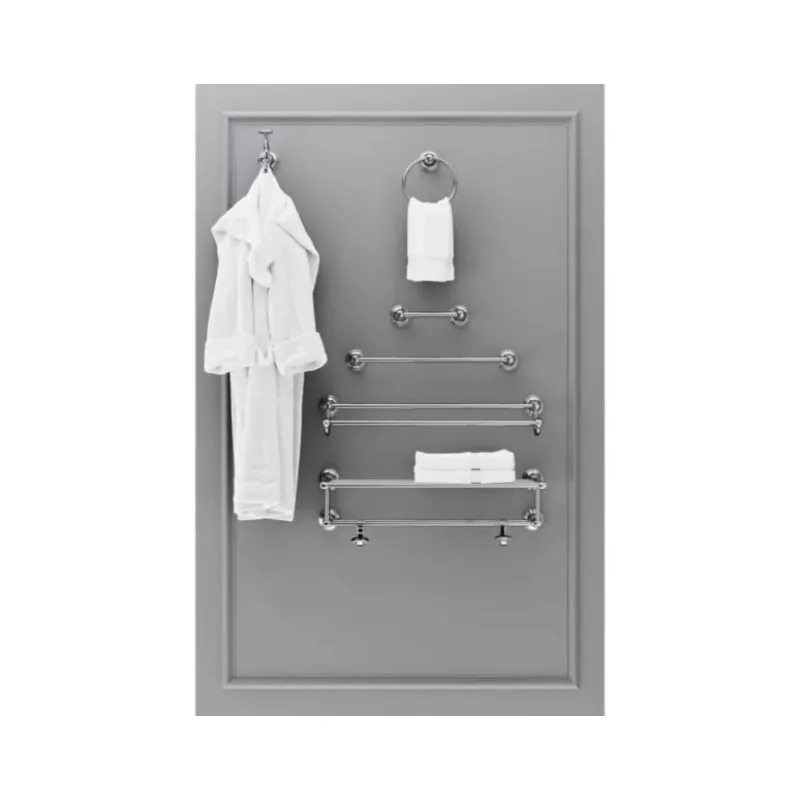 Tisbury 2.47" J-Hook Robe Hook in Polished Chrome