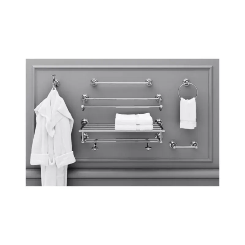 Tisbury 2.47" J-Hook Robe Hook in Polished Chrome