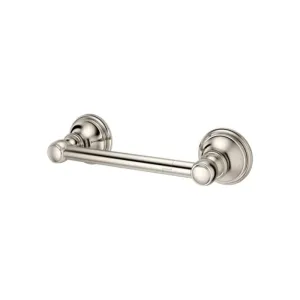 Tisbury 9.47" Round-Bar Toilet Paper Holder in Polished Nickel