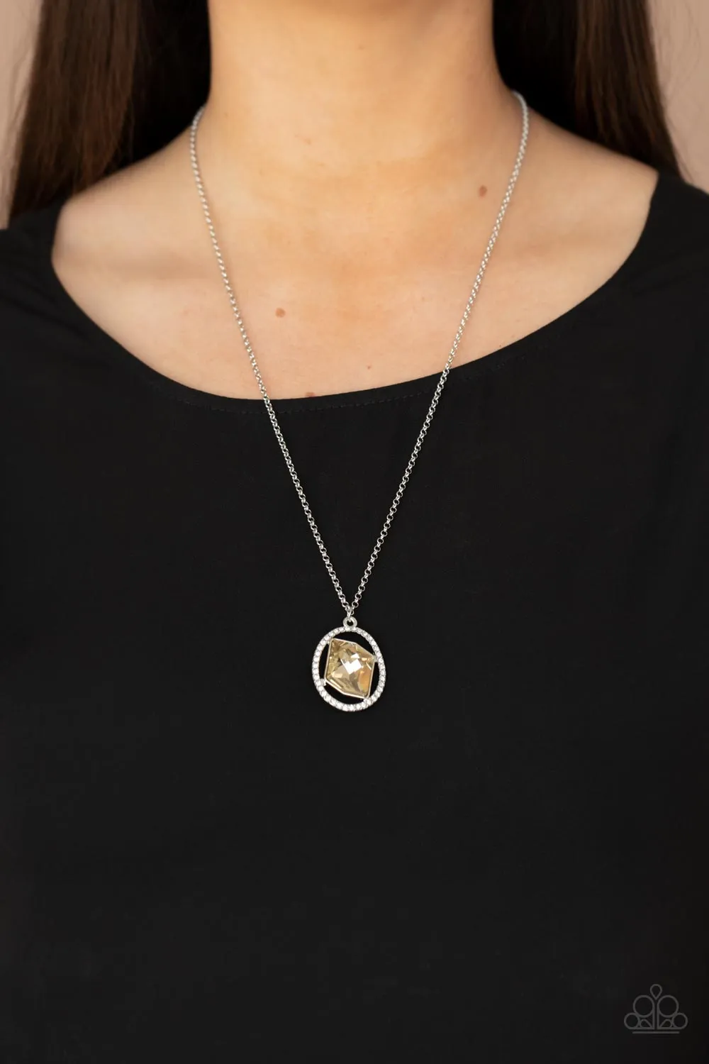 Undiluted Dazzle - Brown Necklace - Paparazzi Accessories