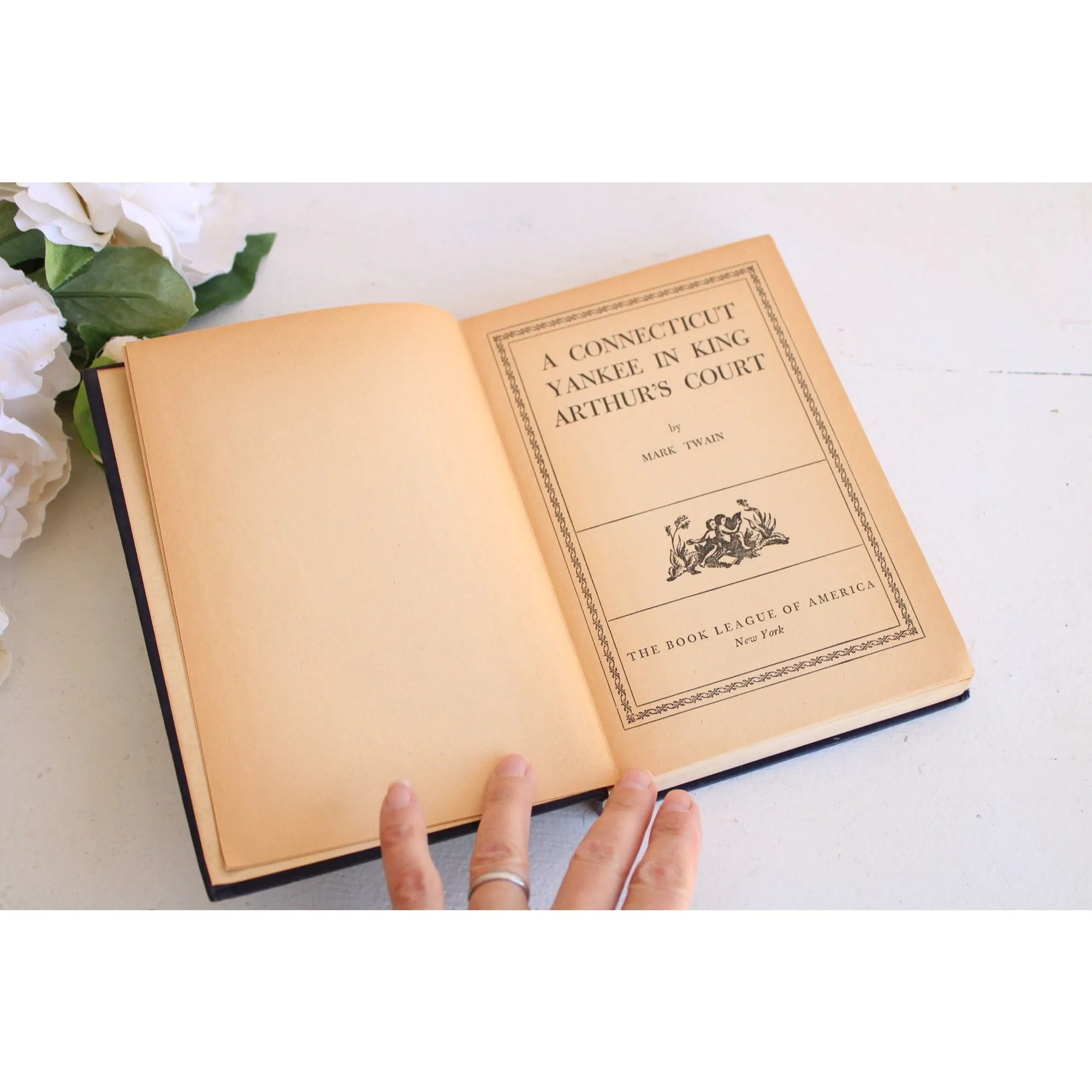 Vintage 1910s Book, Mark Twain, A Connecticut Yankee in King Arthur's Court