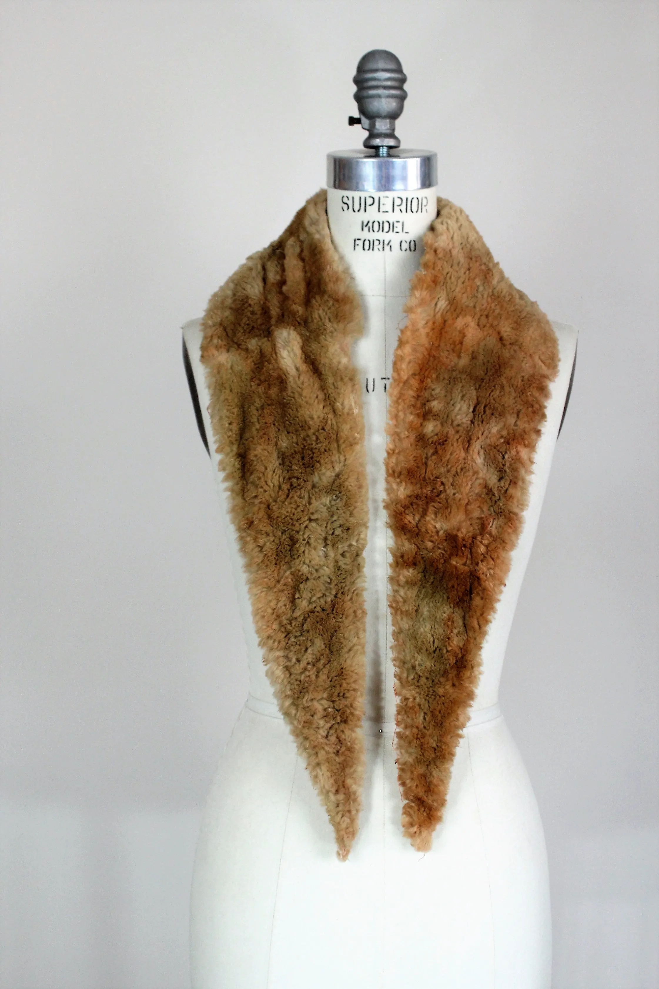 Vintage 1920s Faux Fur Collar