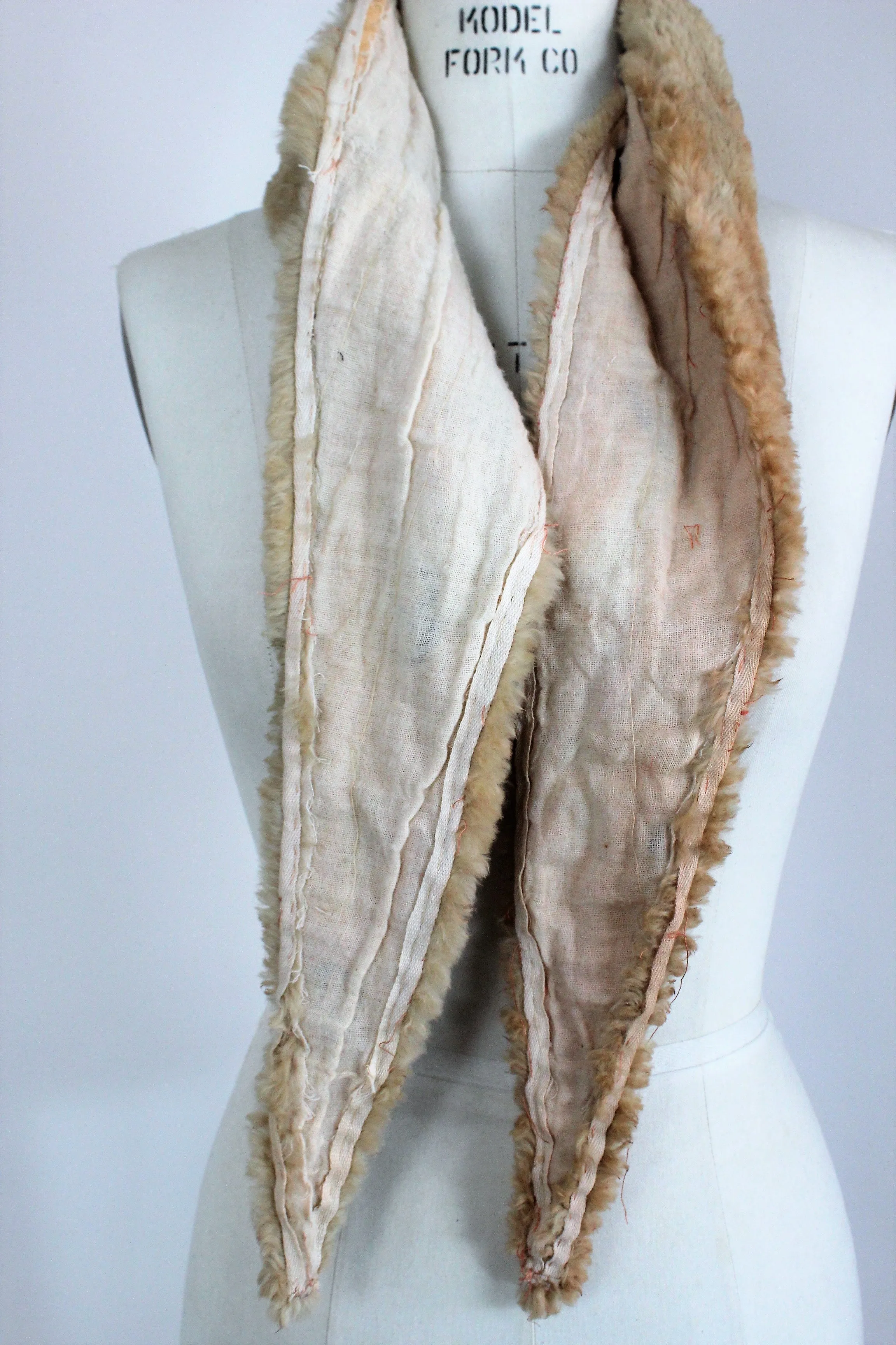 Vintage 1920s Faux Fur Collar