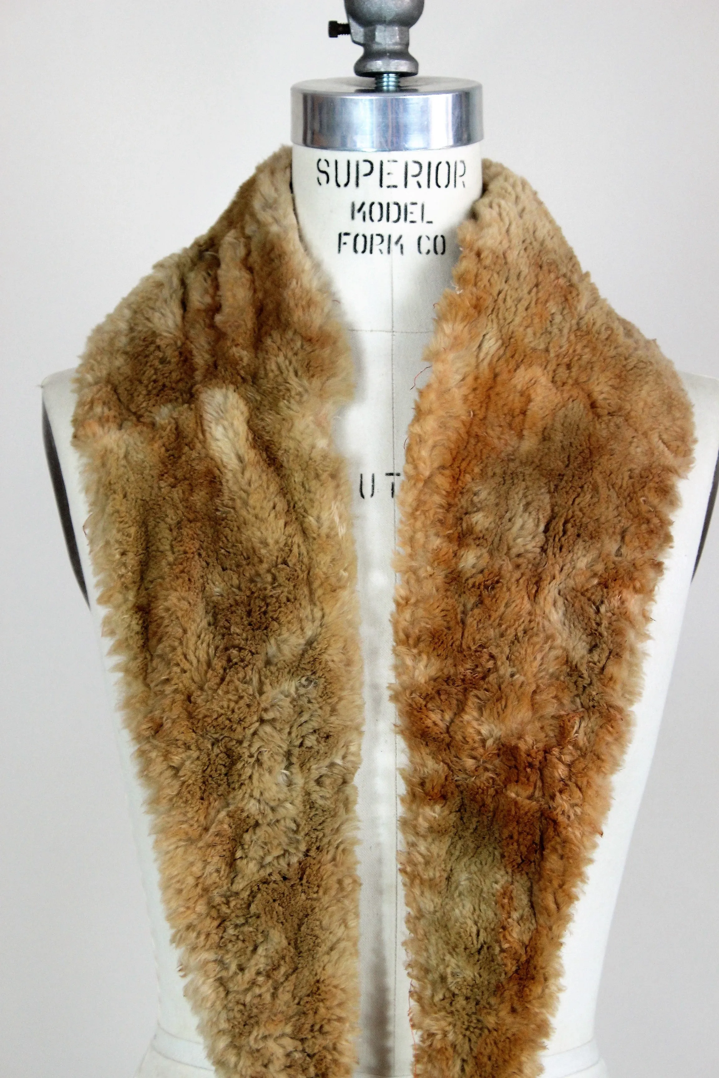 Vintage 1920s Faux Fur Collar