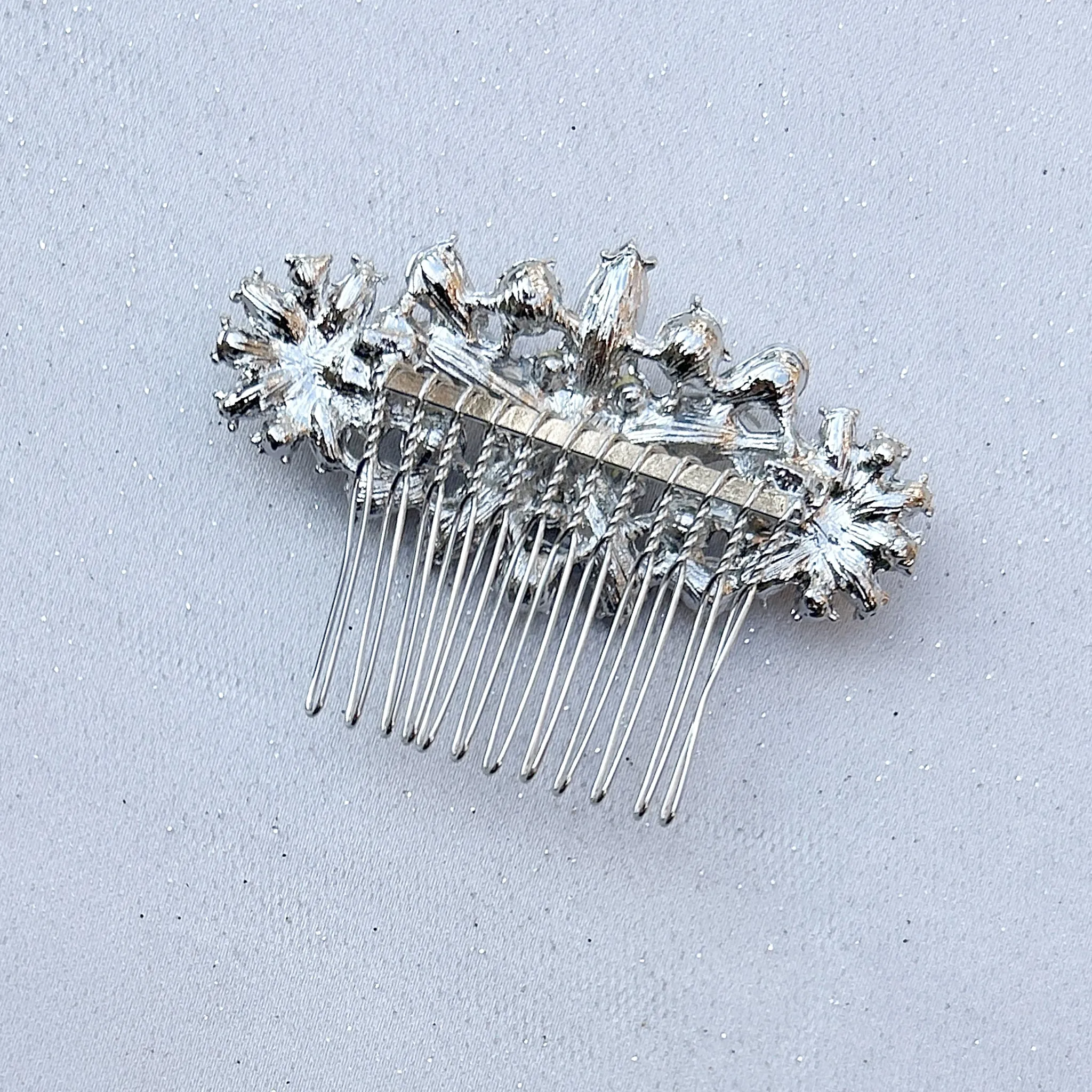 Vintage Hair Comb Crystal