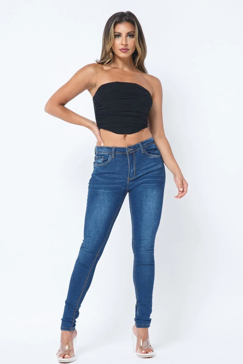 Women's Mesh Corset Top