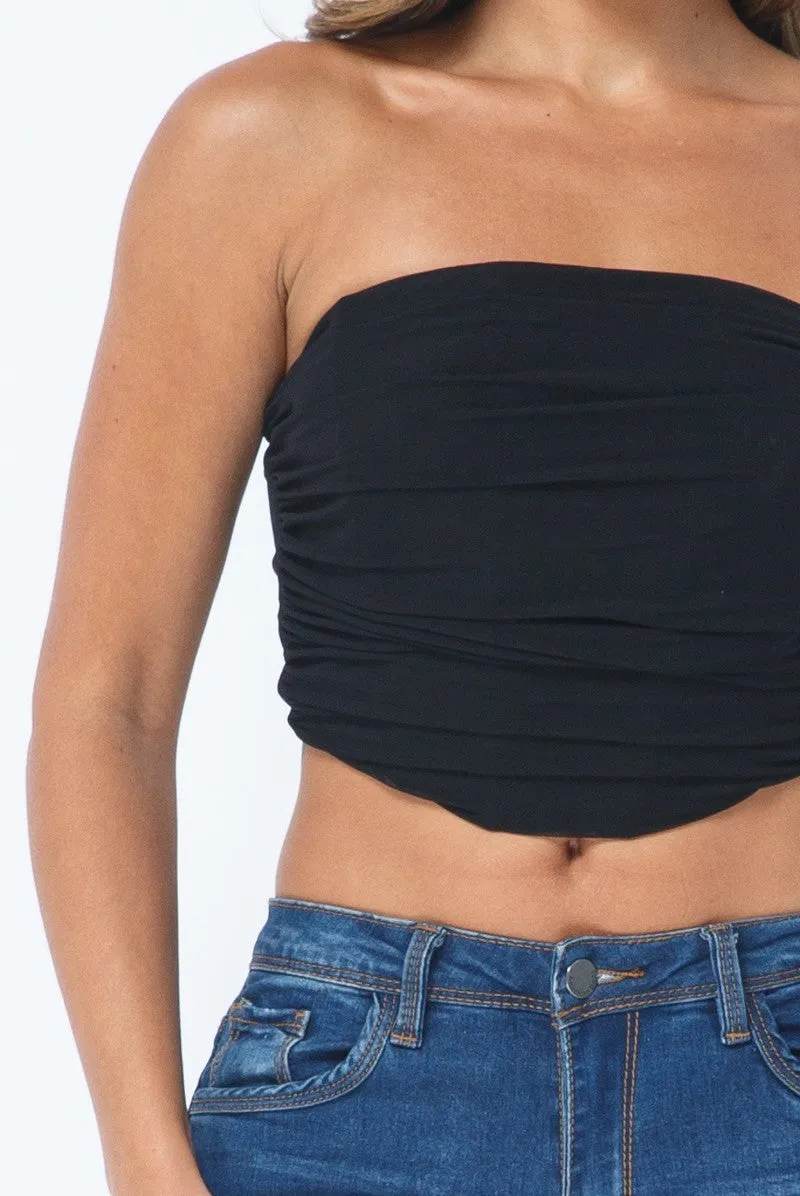 Women's Mesh Corset Top